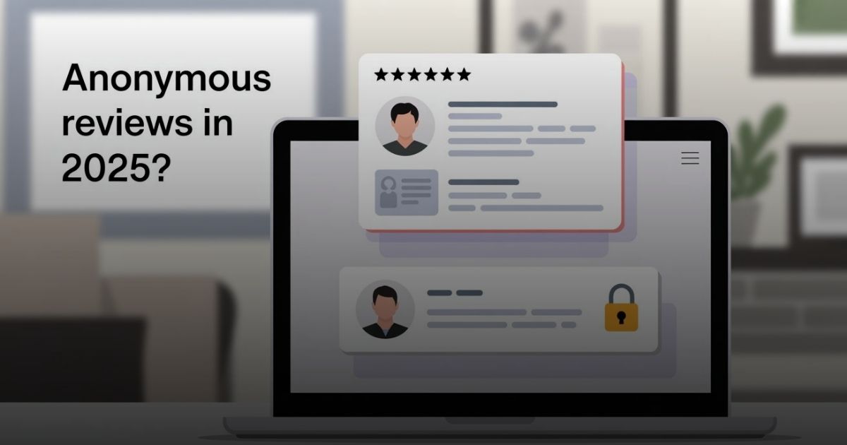 Can you leave an anonymous review on Google